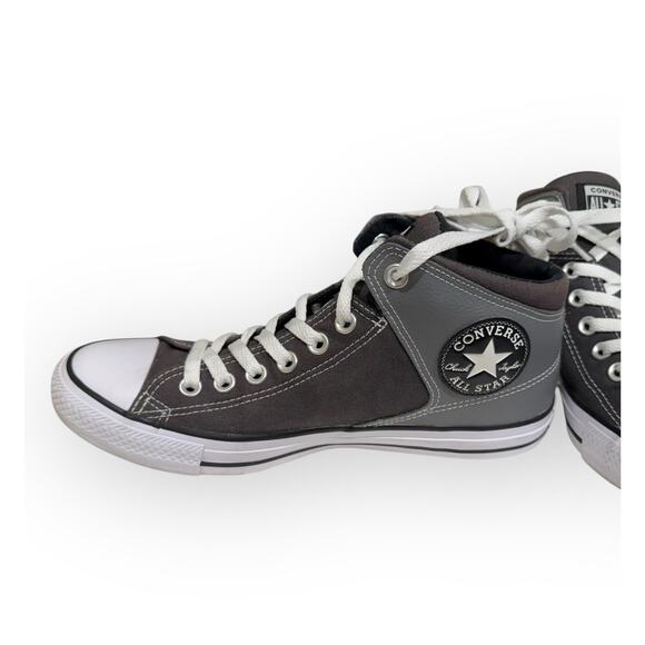 Converse Mens Size 8 Chuck Taylor All Star 154841C Gray Running Shoes Sneakers - Picture 4 of 16